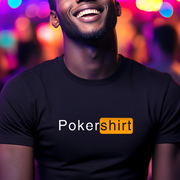 Funny Poker T-Shirt Pokershirt Classic Tee - Sleek, Minimalist Design, High-Quality Cotton, Perfect for Every Poker Lover