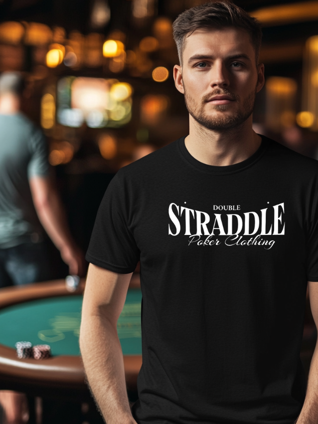 Double Straddle Poker Clothing T-Shirt – Make a Bold Move at the Table